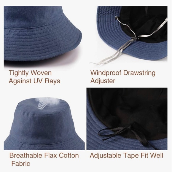 Two Women’s Cotton Bucket Hats - Picture 10 of 10